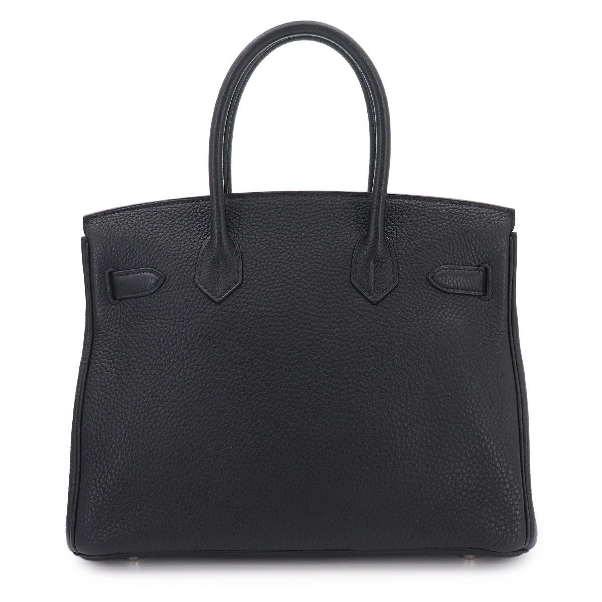 Birkin 30 Veau Togo Black Hand Bag Noir Purse