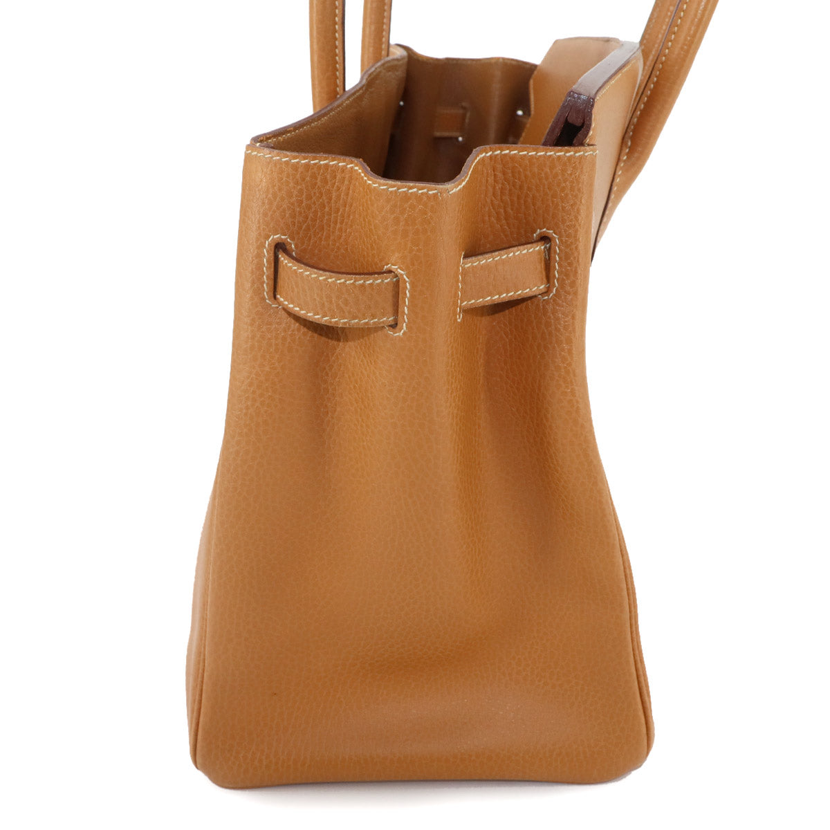 HERMES Birkin 35 Ardennes Natural Hand Bag Brown Purse