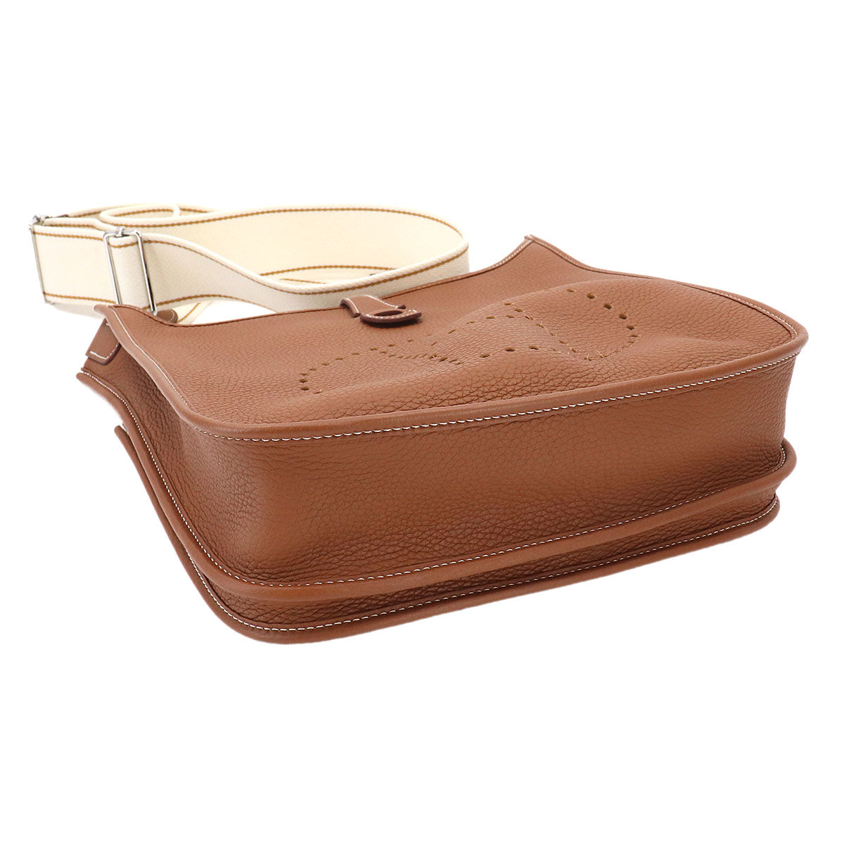 Everlyne 3 PM Amazon Shoulder Bag Taurillon Clemence Gold