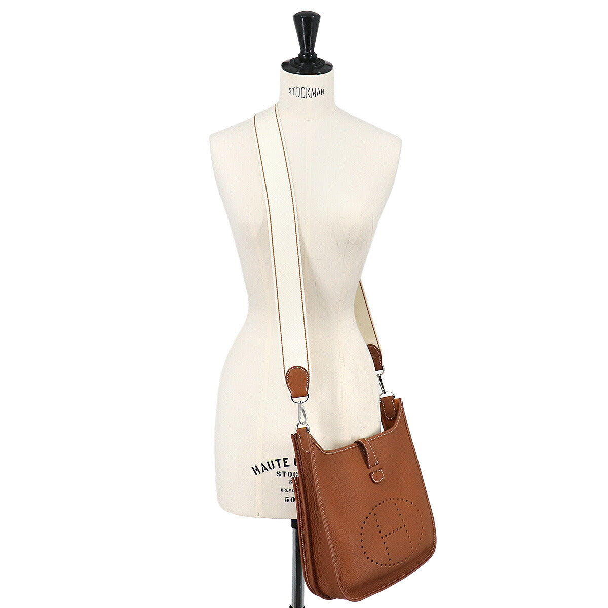 Everlyne 3 PM Amazon Shoulder Bag Taurillon Clemence Gold