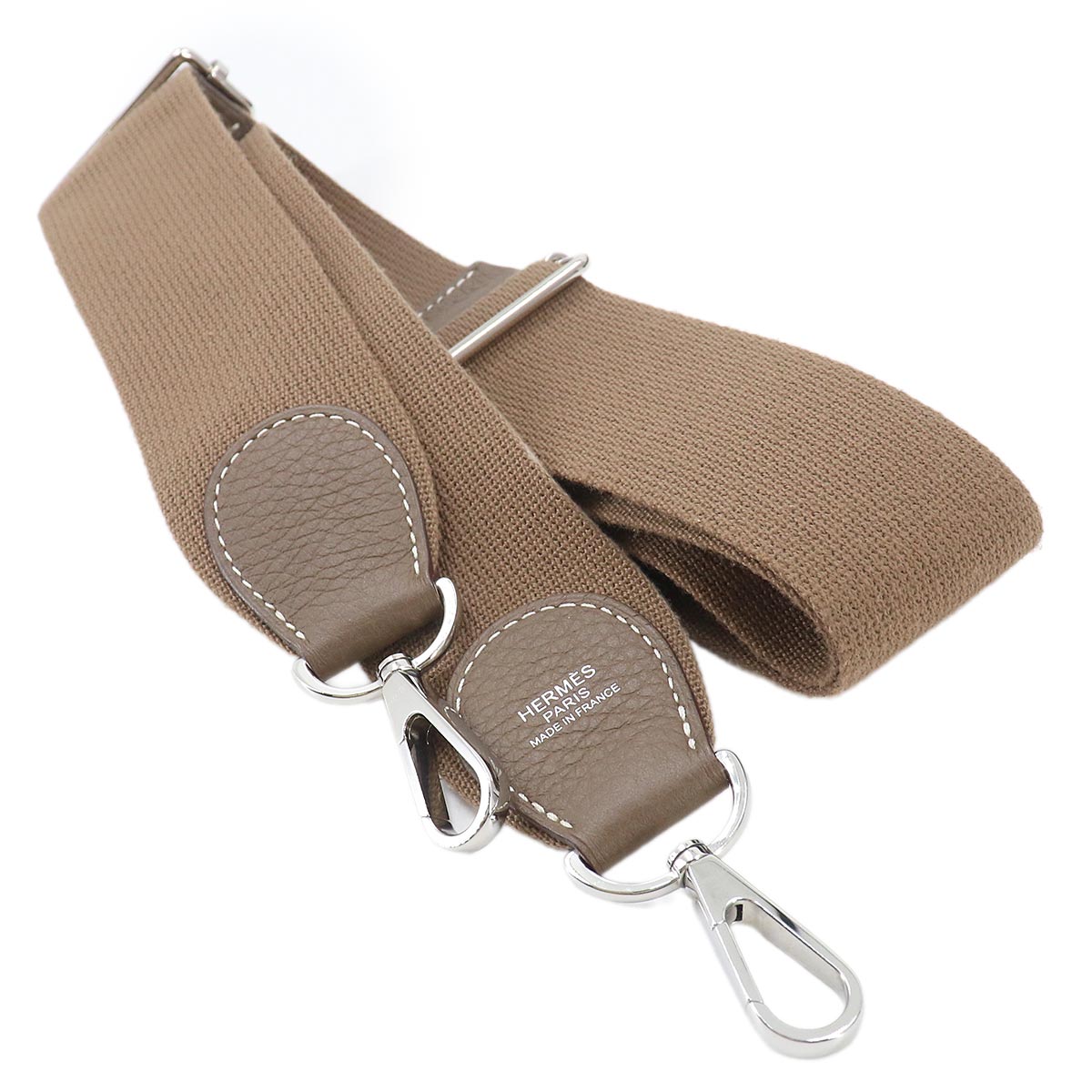 Everlyne 3 PM Shoulder Bag Taurillon Clemence Etoupe Purse