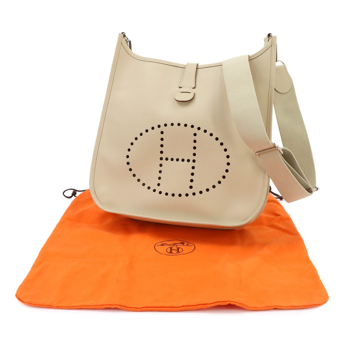Evelyne3 GM Shoulder Bag Epsom Parchment