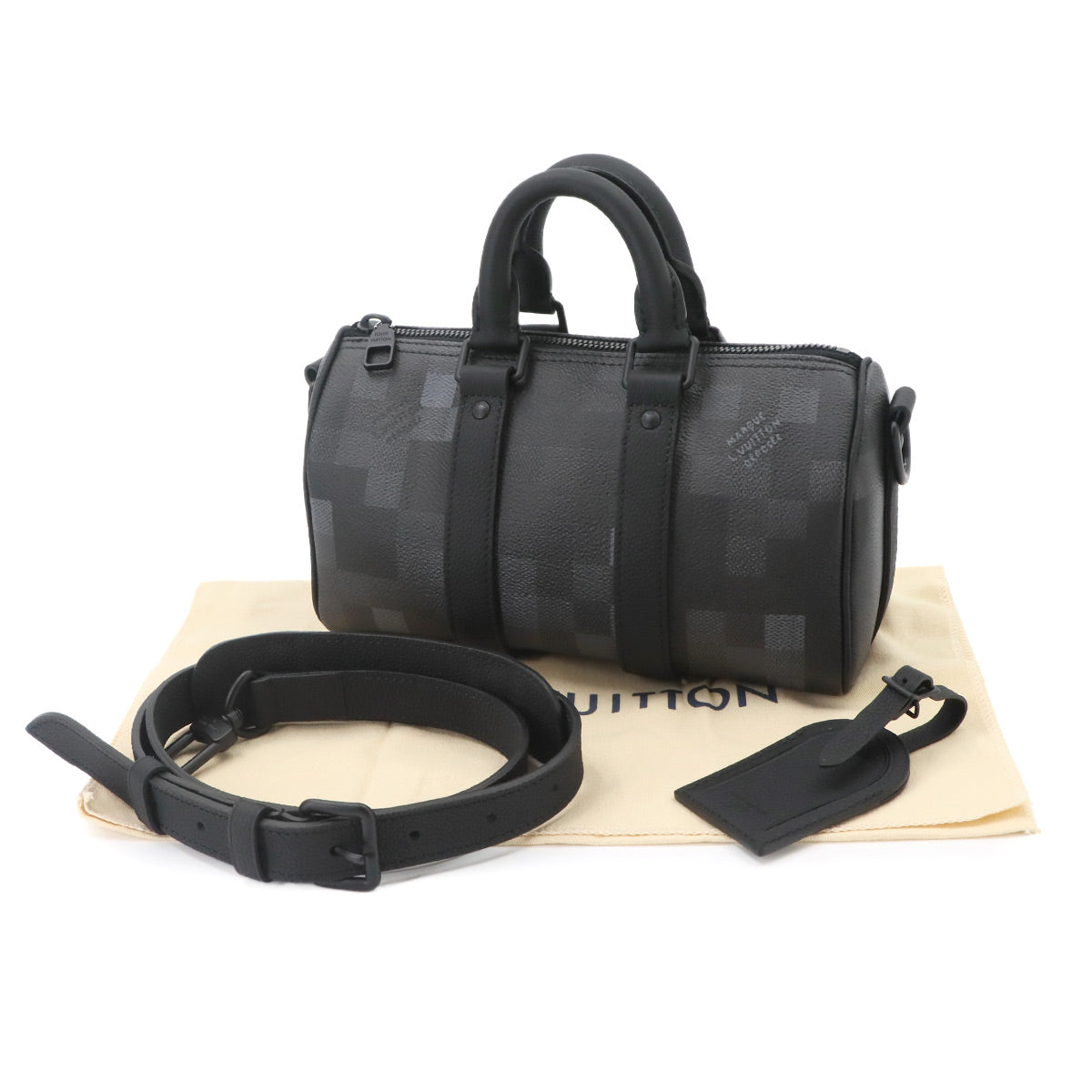Damoflage Black Keepall Bandouliere 25 Hand Shoulder Bag