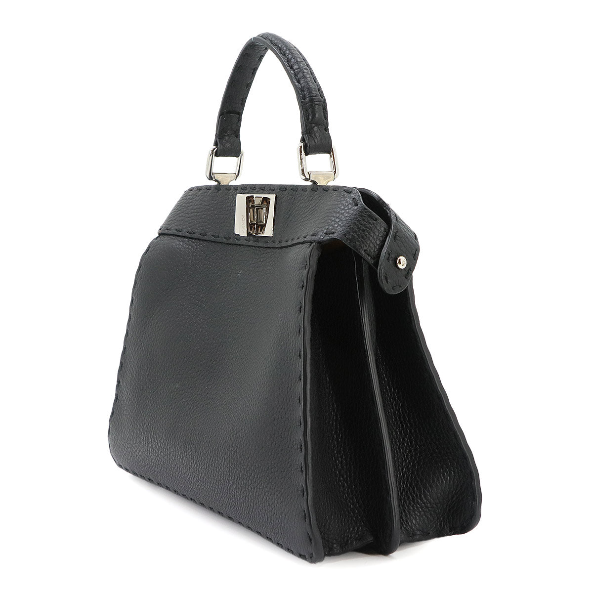 Peekaboo Iseeu SmallHand Shoulder Bag Black Leather 8BN327 Purse
