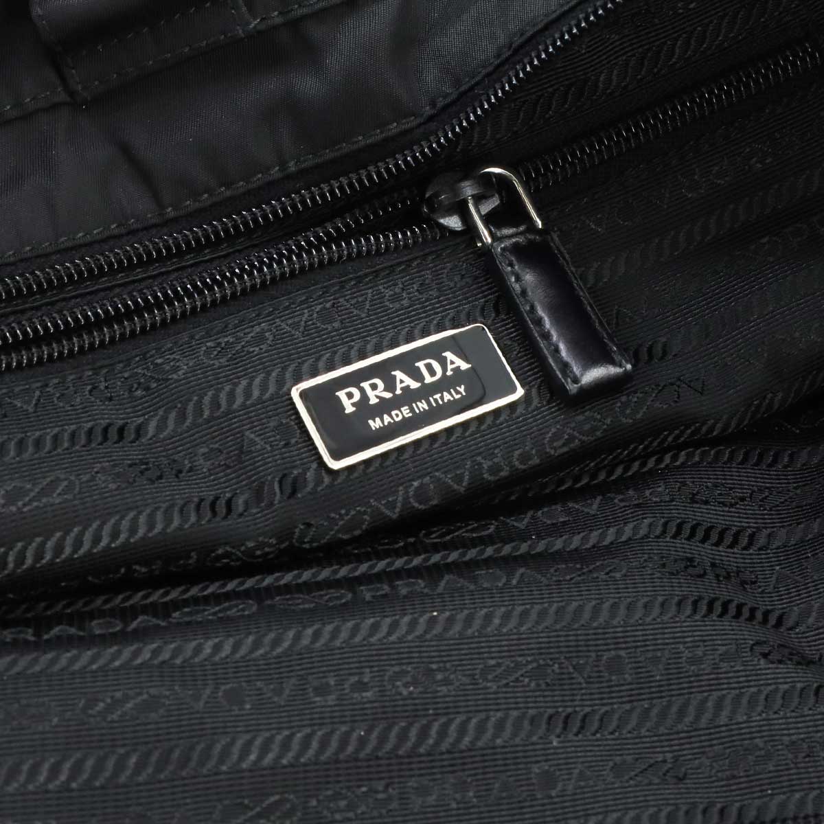 2way Tote Shoulder Bag Nylon Leather Nero Black BR4051