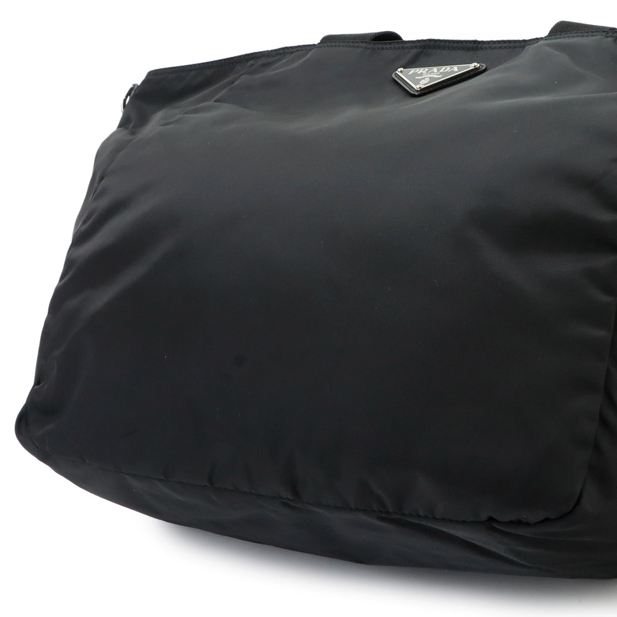 2way Tote Shoulder Bag Nylon Leather Nero Black BR4051