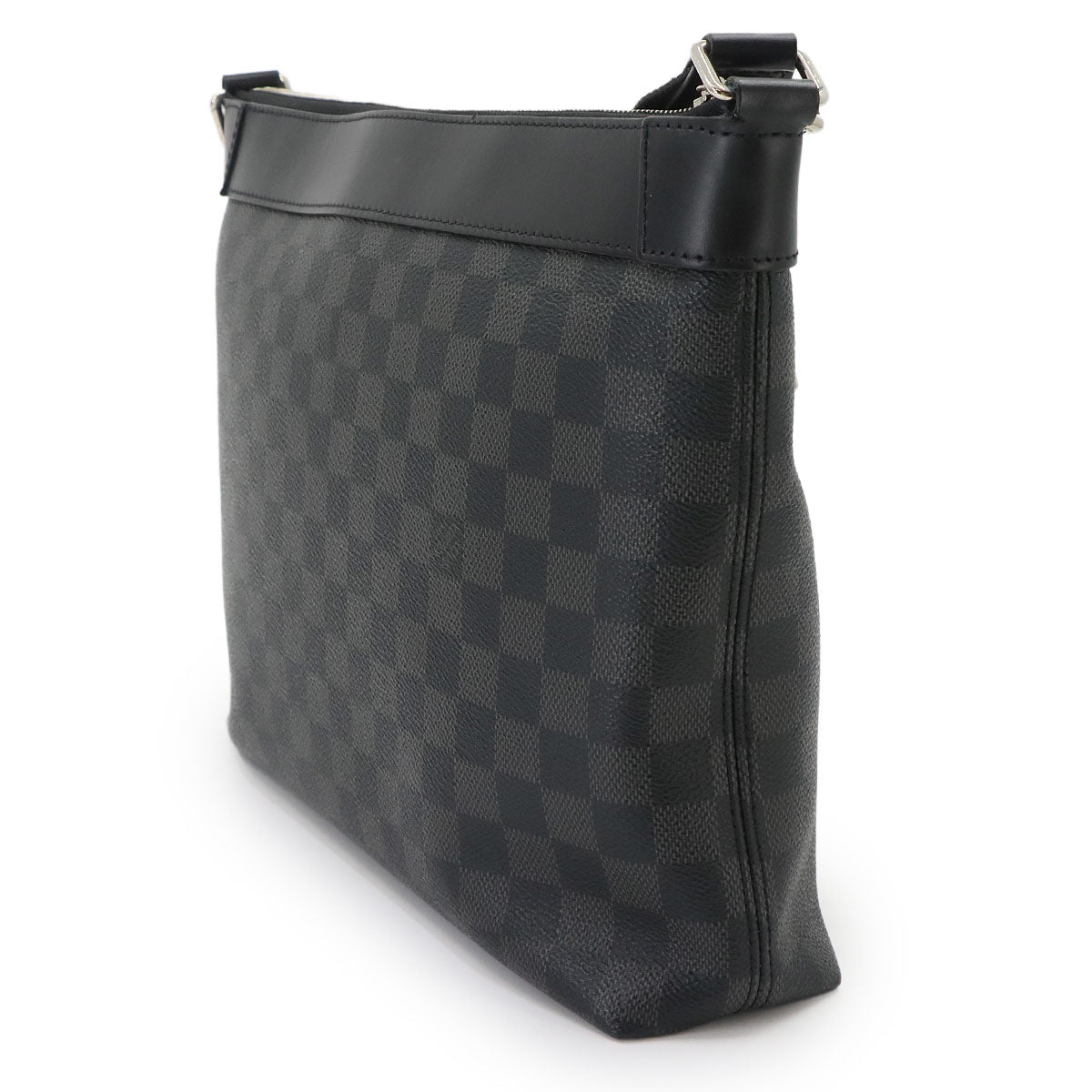Damier Graphite Mick PM NM Shoulder Bag Black Grey N40003