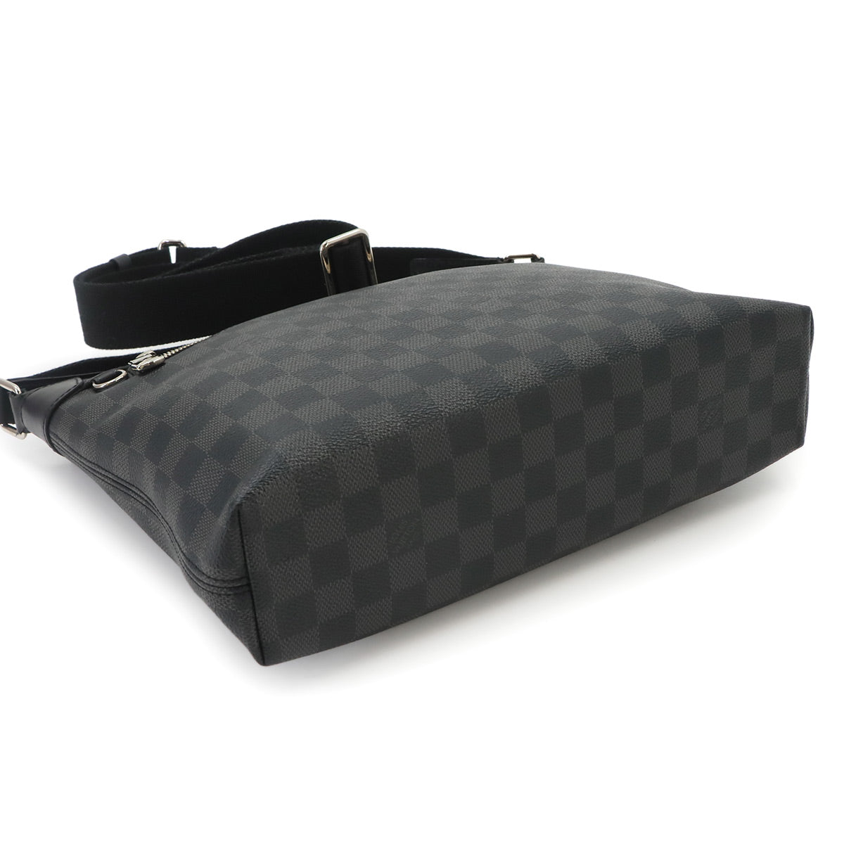 Damier Graphite Mick PM NM Shoulder Bag Black Grey N40003