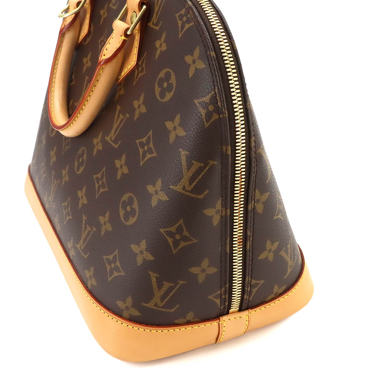 Monogram Alma Hand Bag Brown M51130 Purse