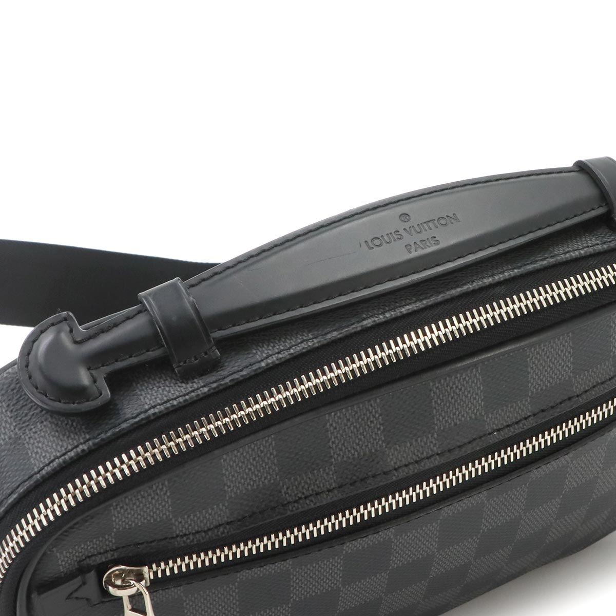 Damier Graphite Ambler Crossbody Bag Black Gray N41289