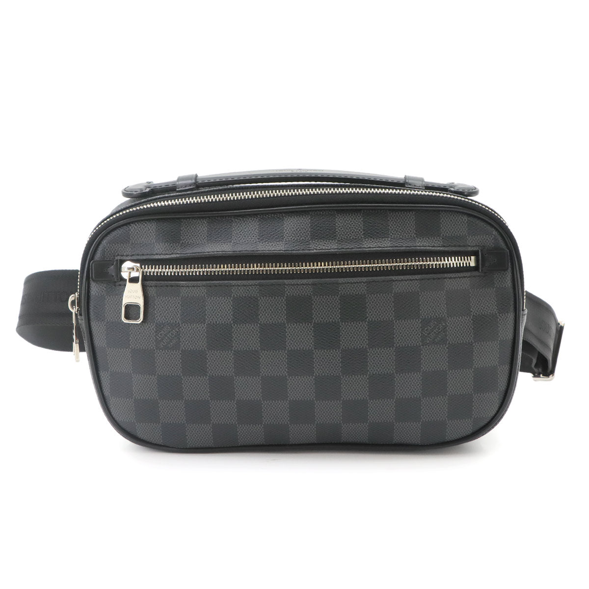 Damier Graphite Ambler Crossbody Bag Black Gray N41289