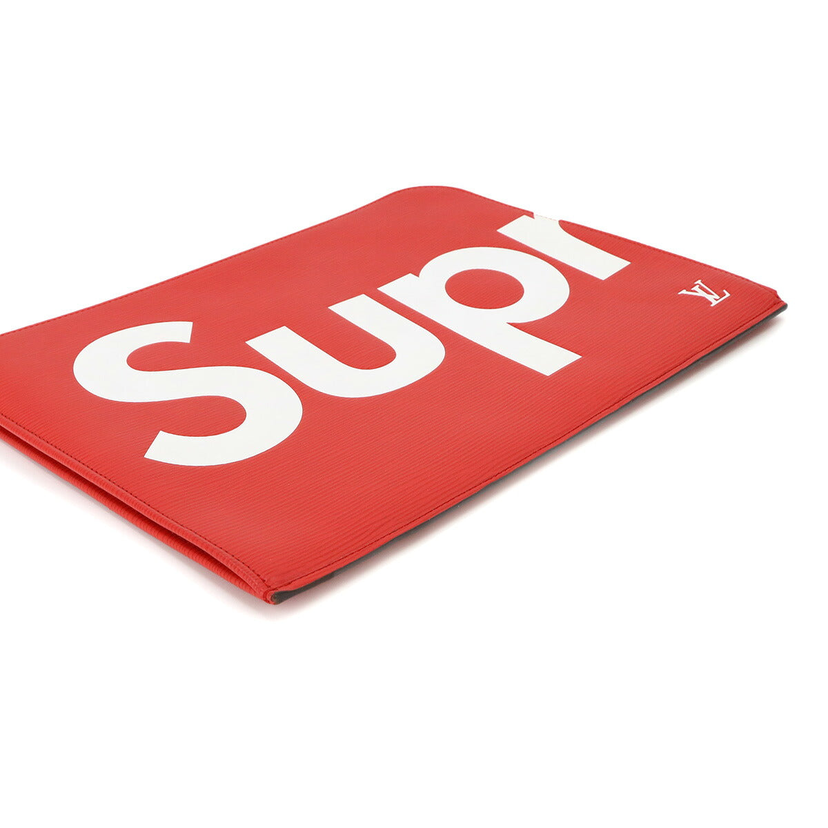 Supreme Epi Pochette Jour GM Clutch Bag Red White M67722