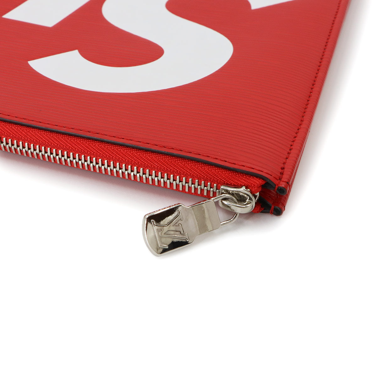 Supreme Epi Pochette Jour GM Clutch Bag Red White M67722