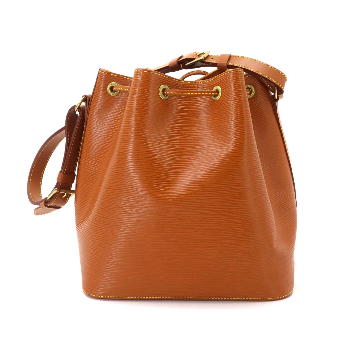 Noe Shoulder Bag Leather Zipang Gold M44108