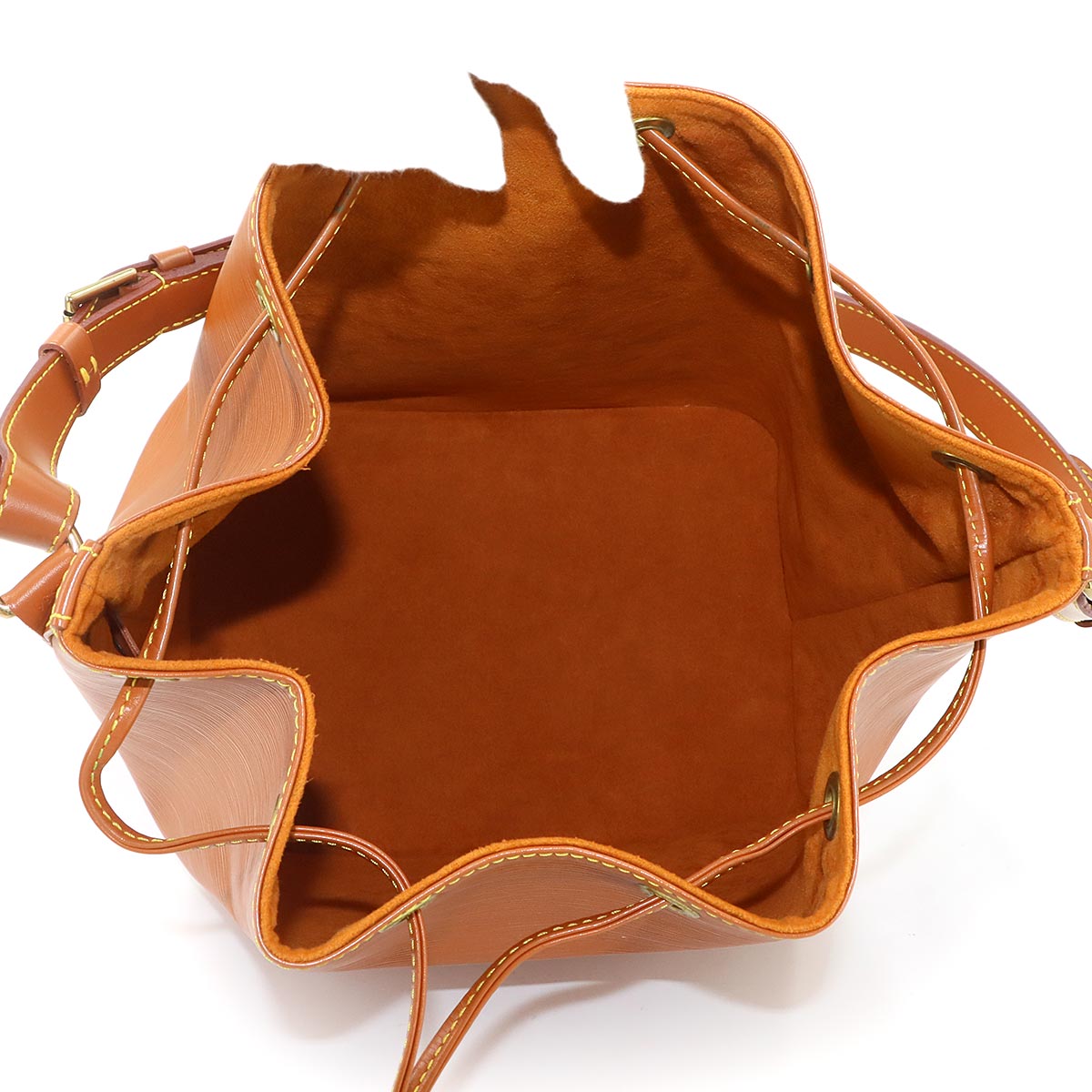 Noe Shoulder Bag Leather Zipang Gold M44108