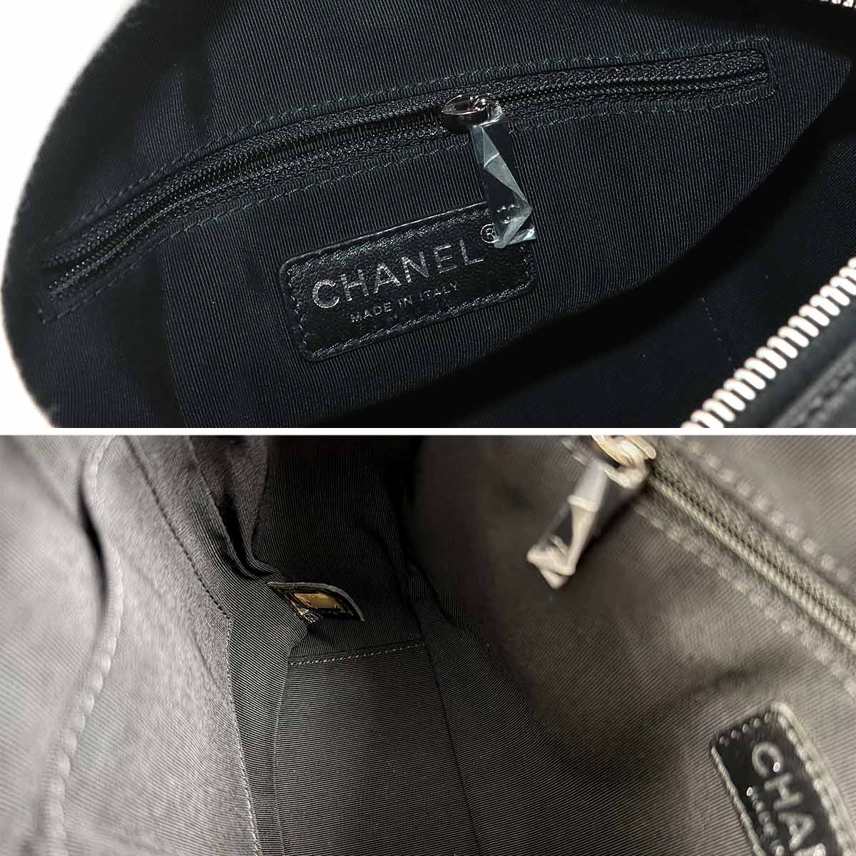 Camera Bag Chain Shoulder Bag Leather Plastic Black