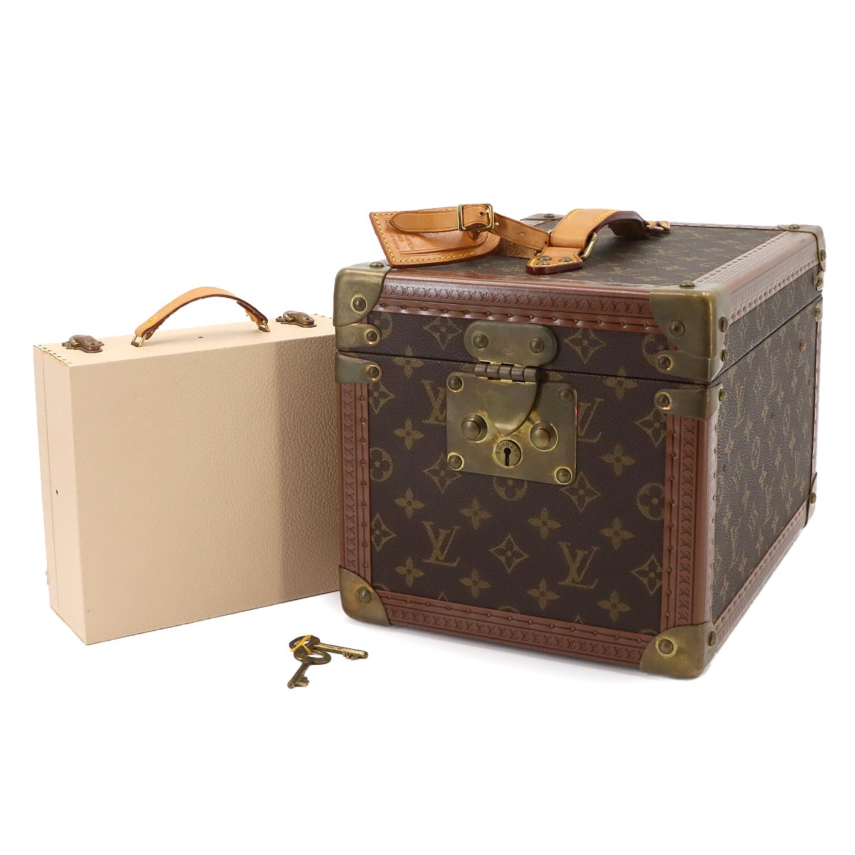 Monogram Boite Flacons Cosmetic Box Vanity Bag M21828