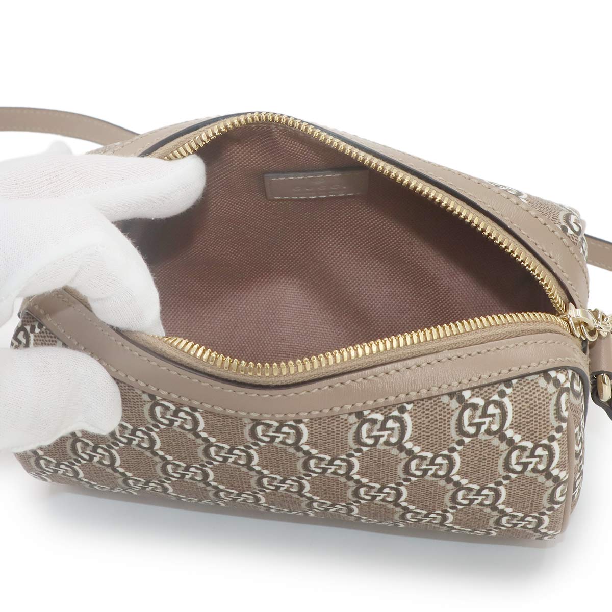 GG Shadow Shoulder Bag GG Supreme Canvas Leather 796231