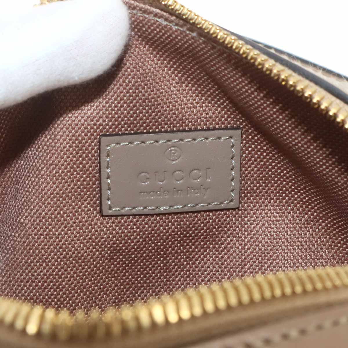 GG Shadow Shoulder Bag GG Supreme Canvas Leather 796231
