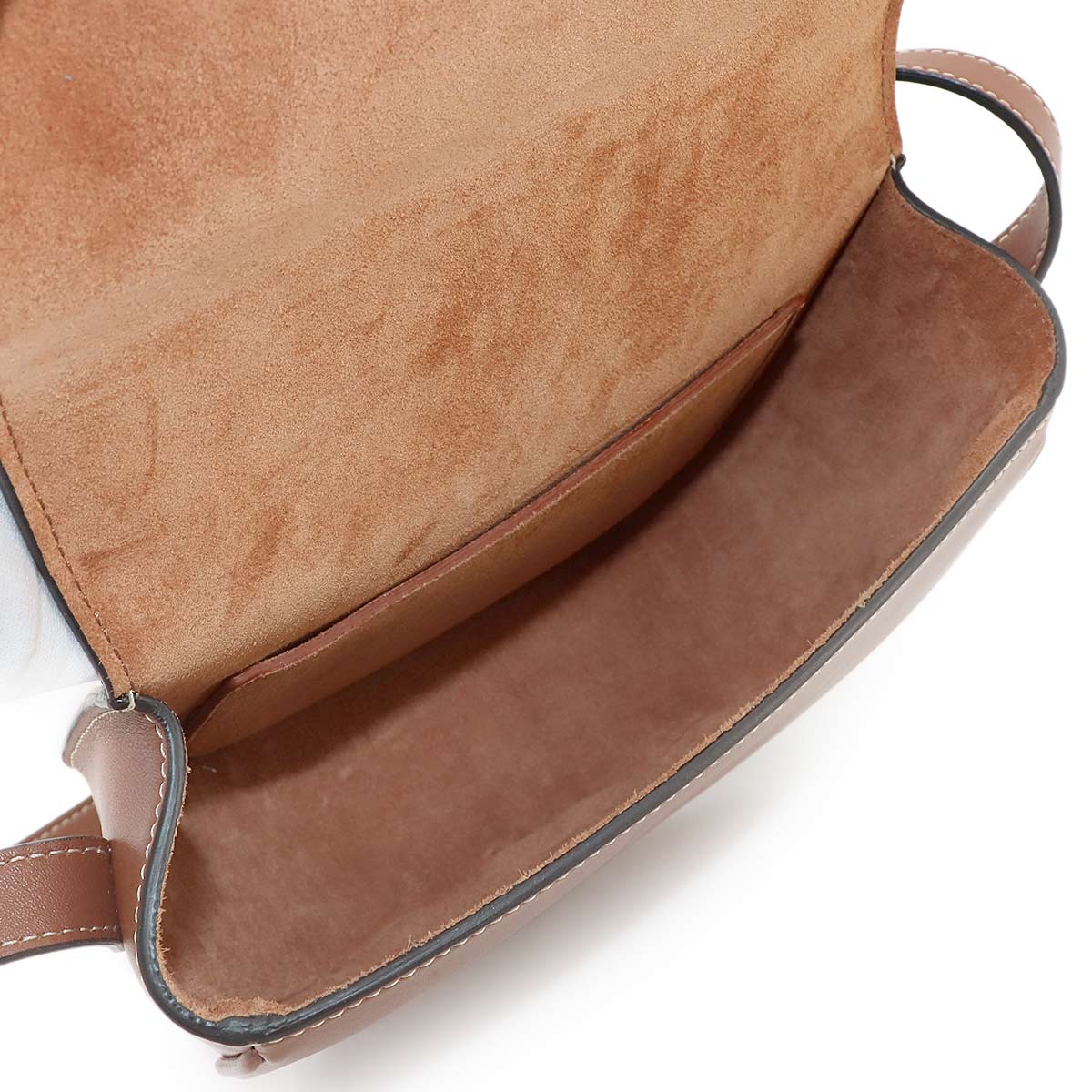 Folco Cuir Triomphe Bag Shoulder Leather Tan 198263DU3 Purse