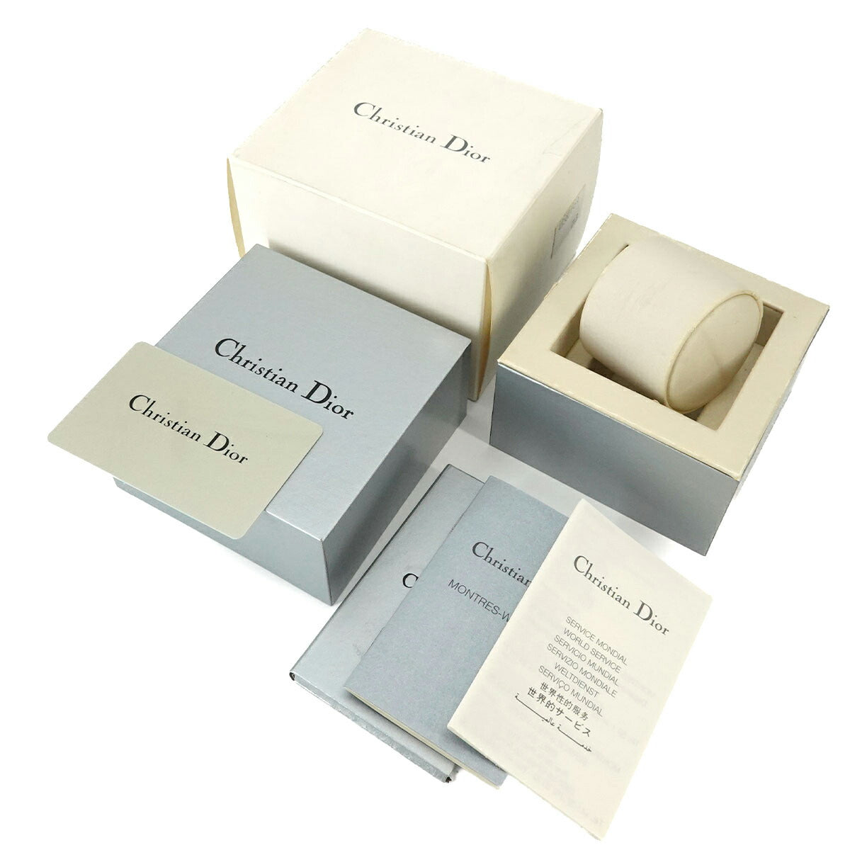 Christian Dior Maris D78-109 Quartz Silver Dial Ladies Watch