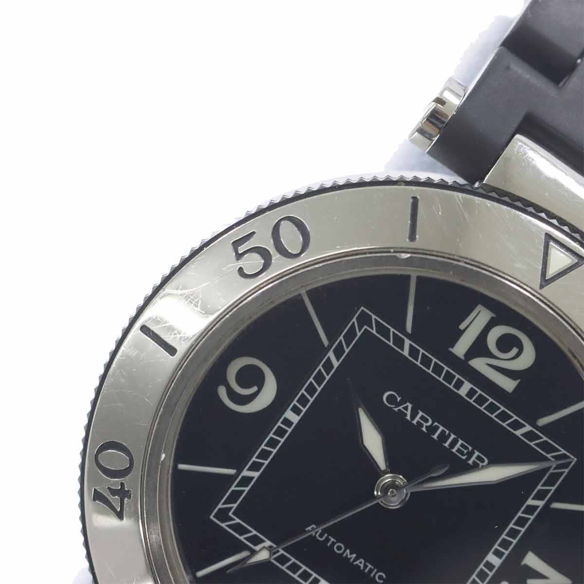 Pasha Seatimer W31077U2 Automatic Date Black Dial Mens Watch
