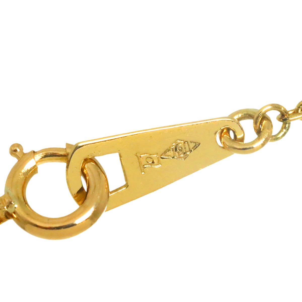 Diamond 0.15ct Necklace 18K YG Yellow Gold 750