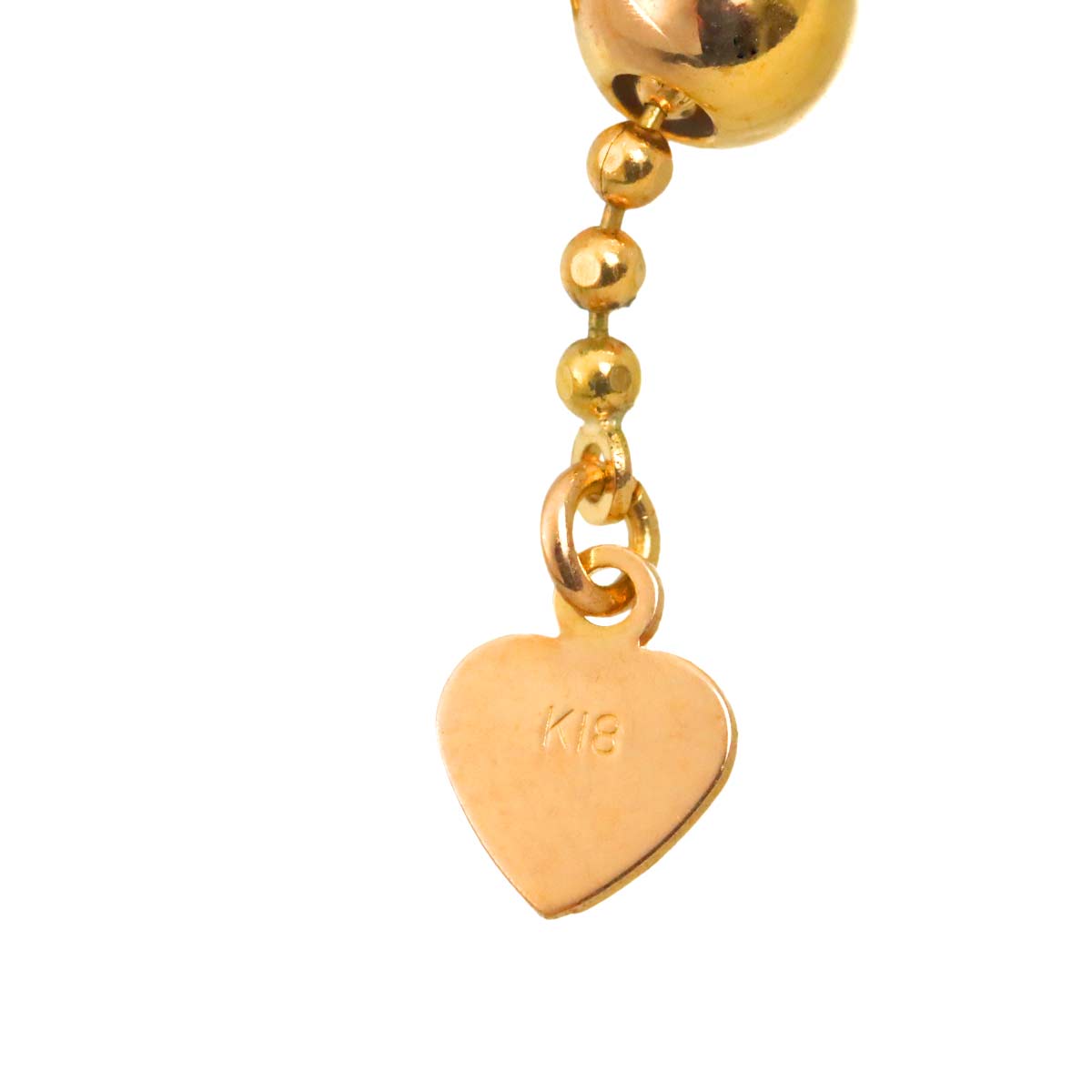 MOP Diamond Necklace 18K PG Pink Gold 750