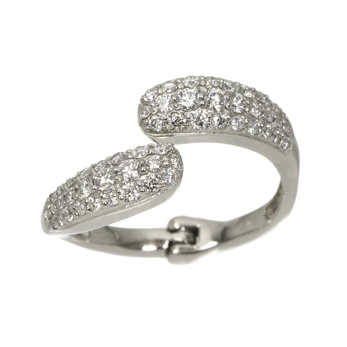 Diamond 0.75ct Ring Pt Platinum Free size