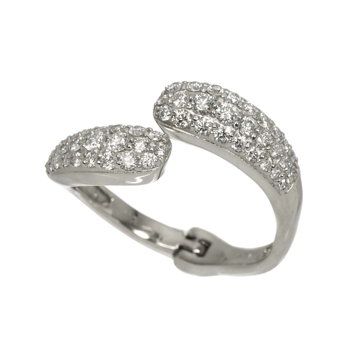 Diamond 0.75ct Ring Pt Platinum Free size