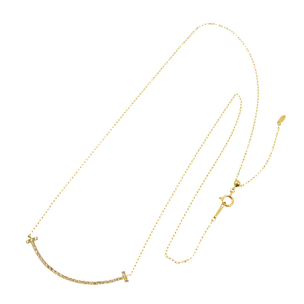 Diamond 0.30ct Necklace 18K YG Yellow Gold 750