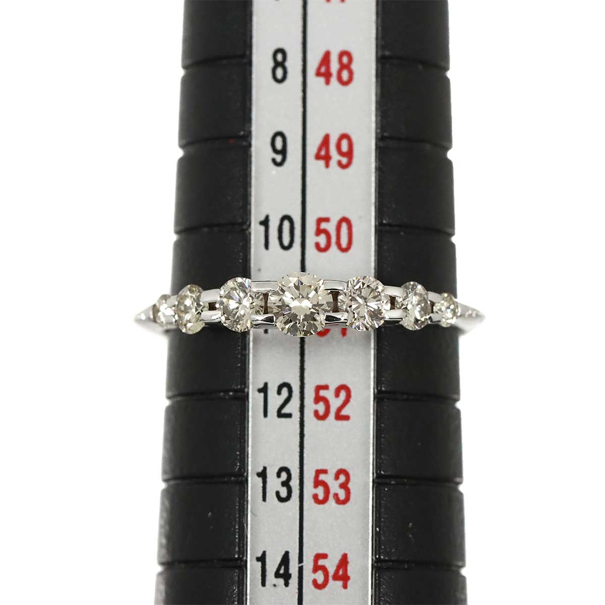 Brown Diamond 0.55ct Ring 18K White Gold size5.5-5.75(US)