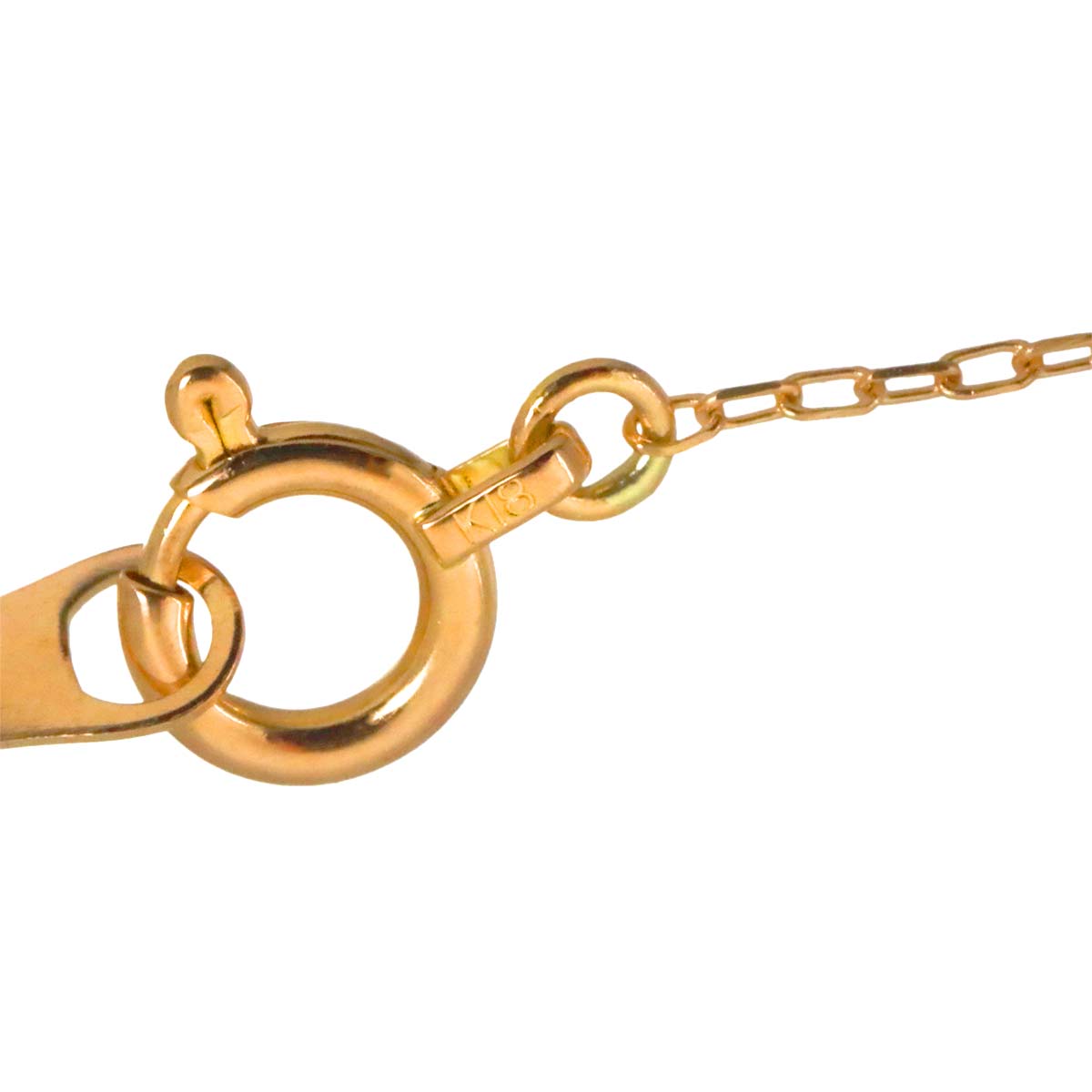 Diamond 0.30ct Necklace 18K K18 PG Pink Gold