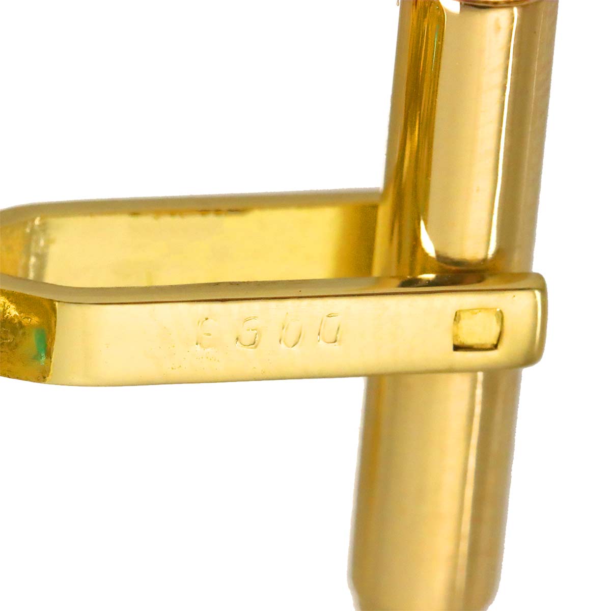 Diamond Multi Stone Cufflinks 18K YG 750