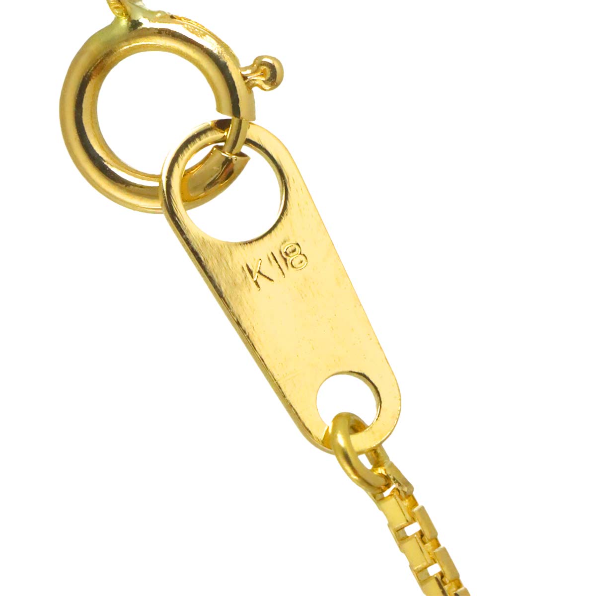 Diamond 1.02ct Necklace 18K YG Yellow Gold 750