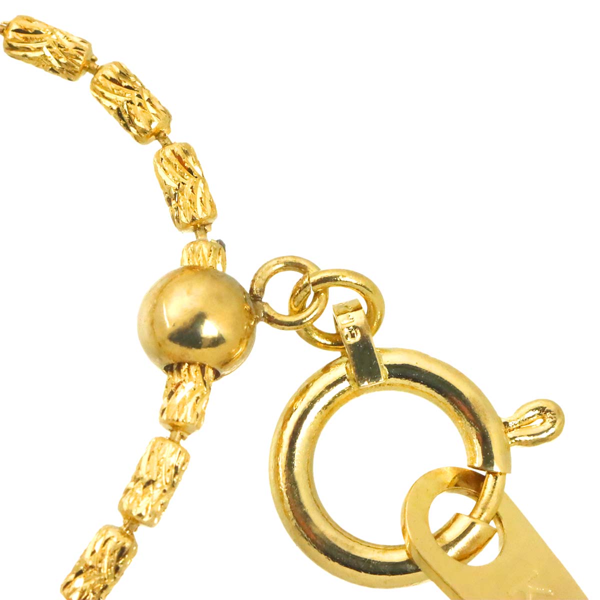 Diamond 0.363ct/0.13ct Necklace 18K YG Yellow Gold 750