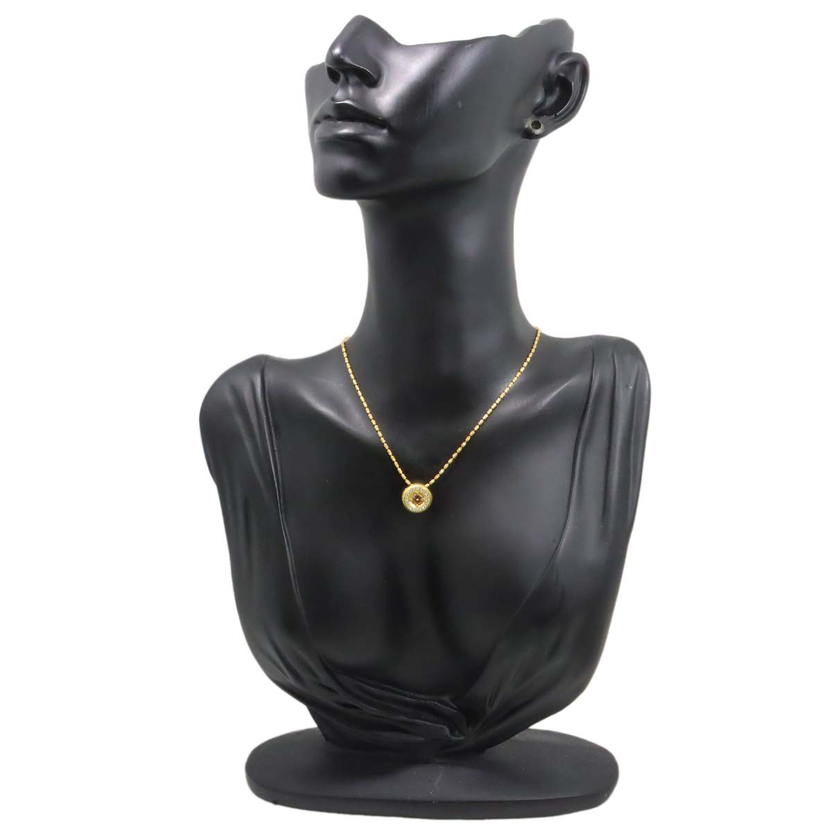 Diamond 0.363ct/0.13ct Necklace 18K YG Yellow Gold 750