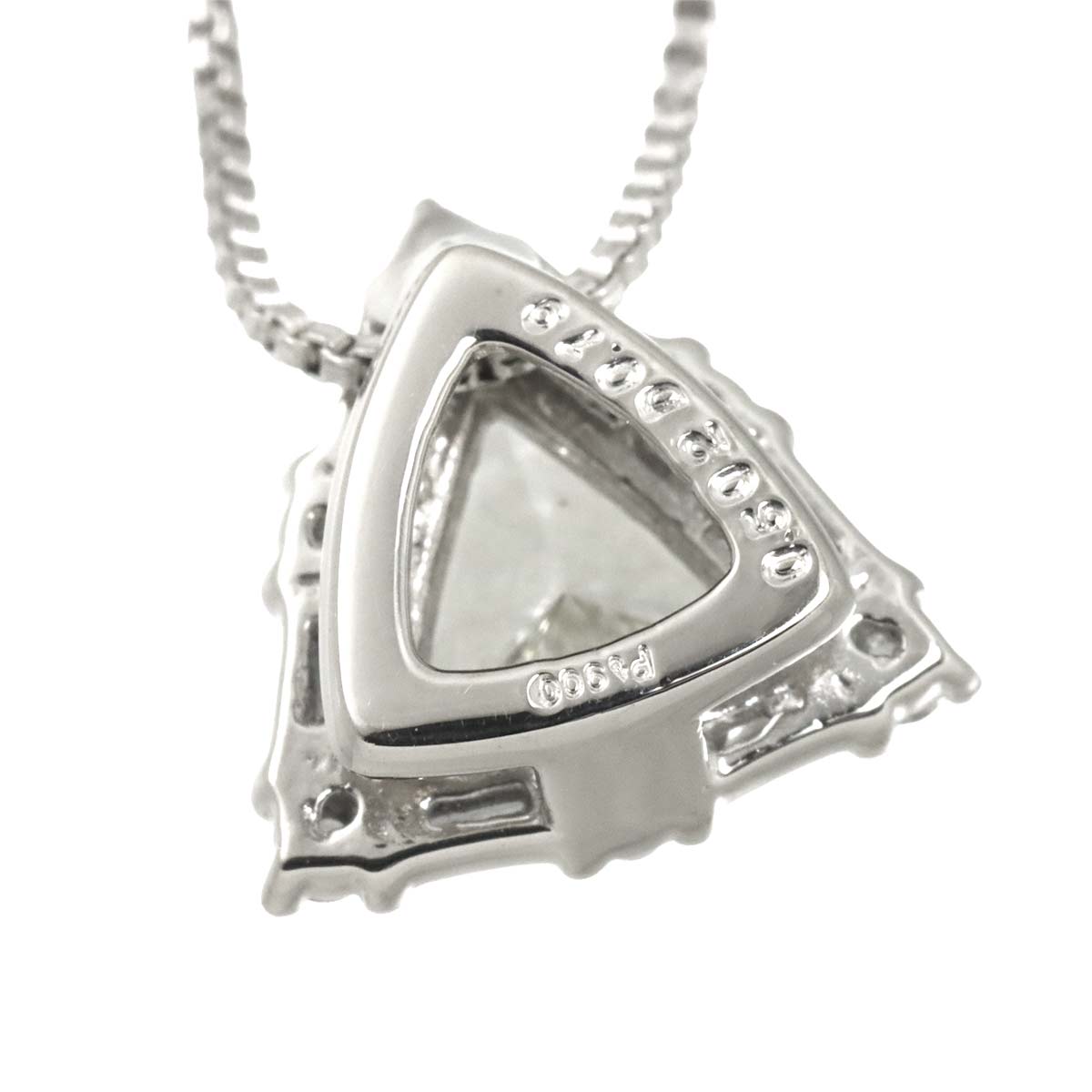 Diamond 0.502ct/0.19ct Necklace Pt Platinum