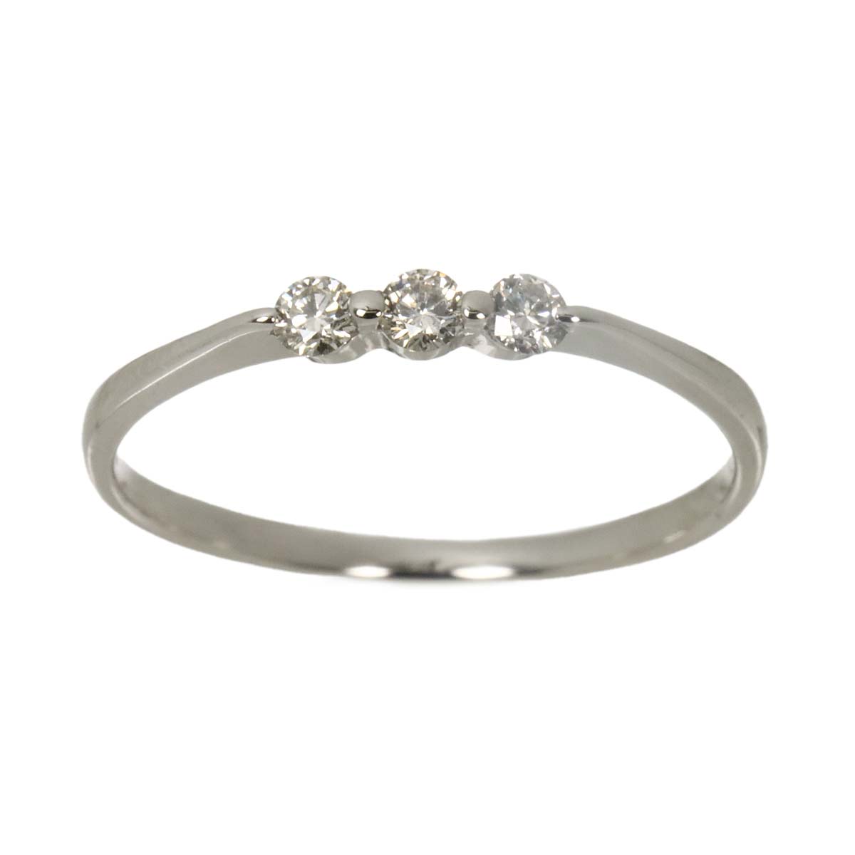 Diamond 0.20ct Ring Pt Platinum size6.75(US)