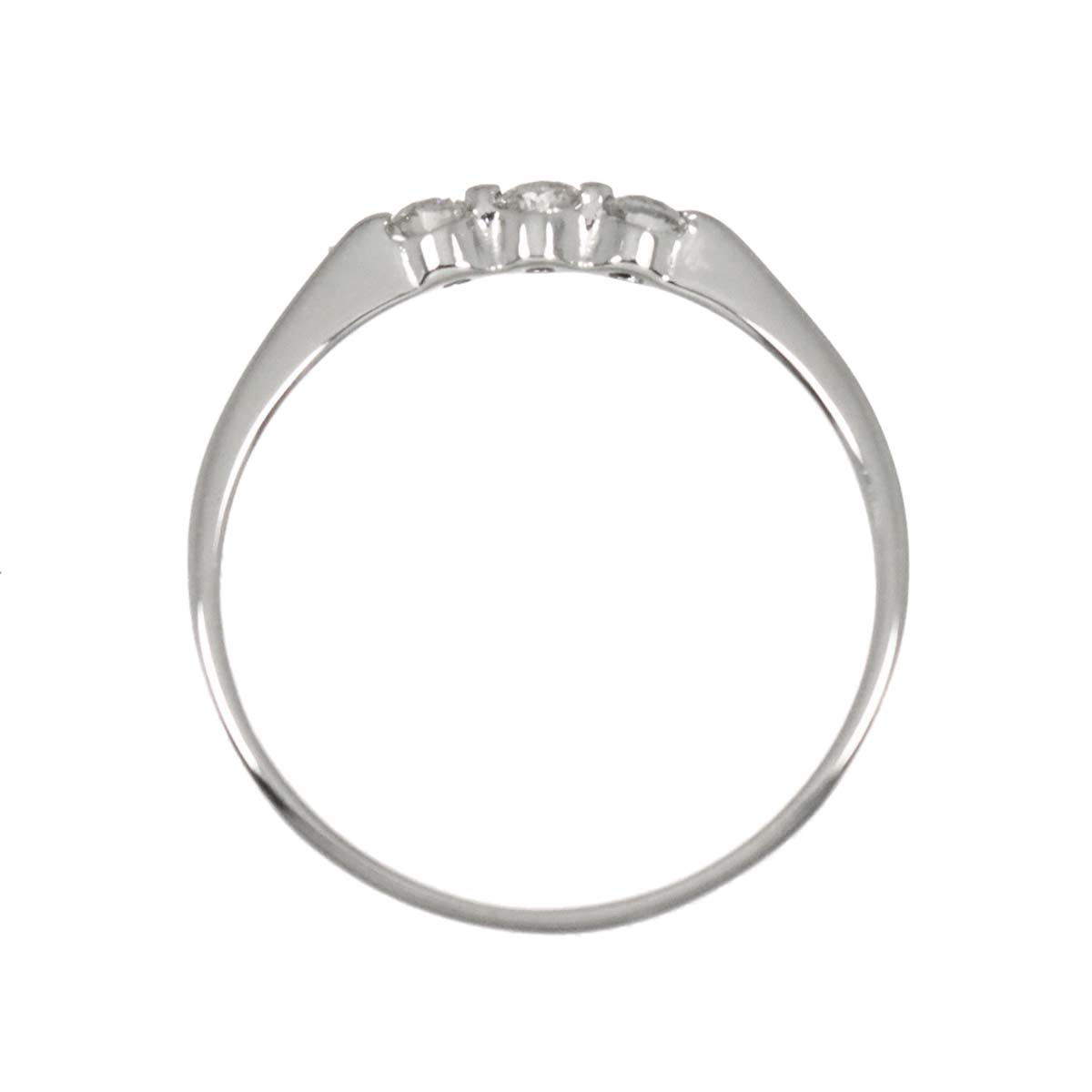 Diamond 0.20ct Ring Pt Platinum size6.75(US)