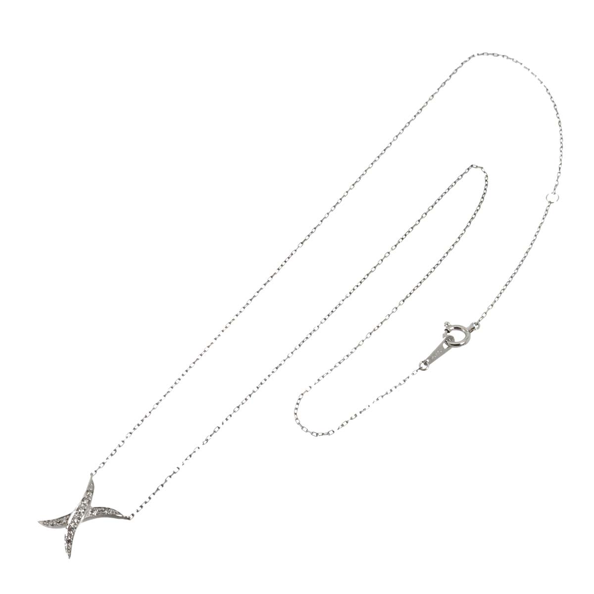 Diamond 0.08ct Necklace Pt Platinum