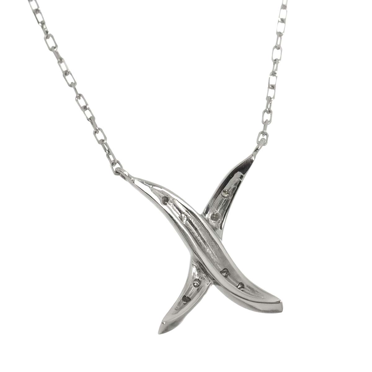 Diamond 0.08ct Necklace Pt Platinum