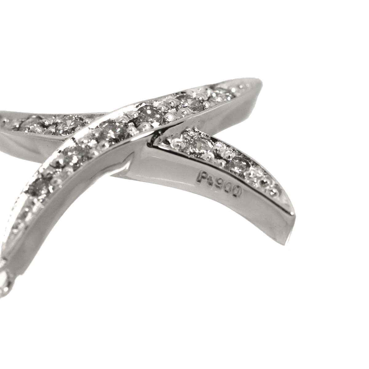 Diamond 0.08ct Necklace Pt Platinum