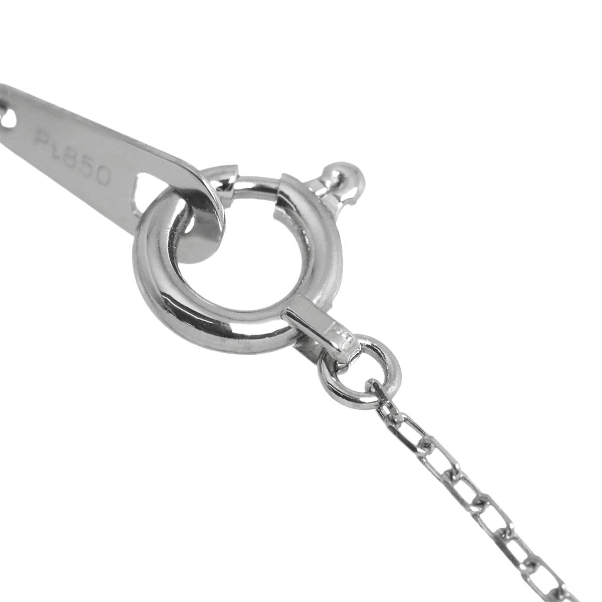 Diamond 0.08ct Necklace Pt Platinum