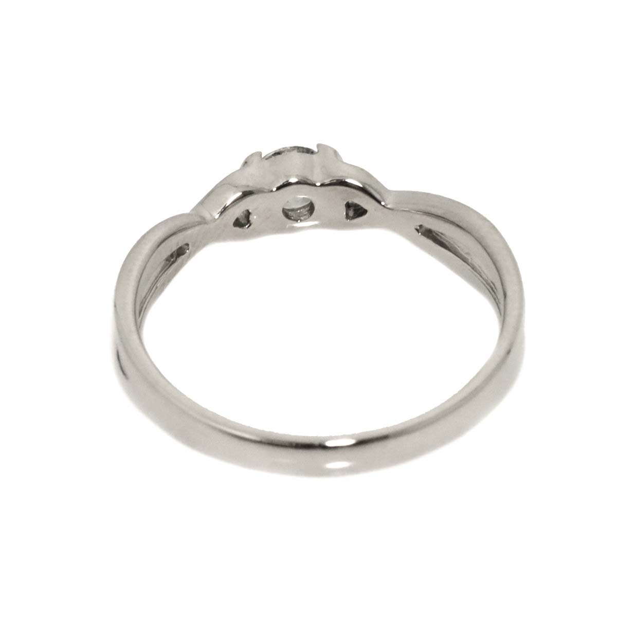 Diamond 0.20ct Ring Pt Platinum size5.25-5.5(US)