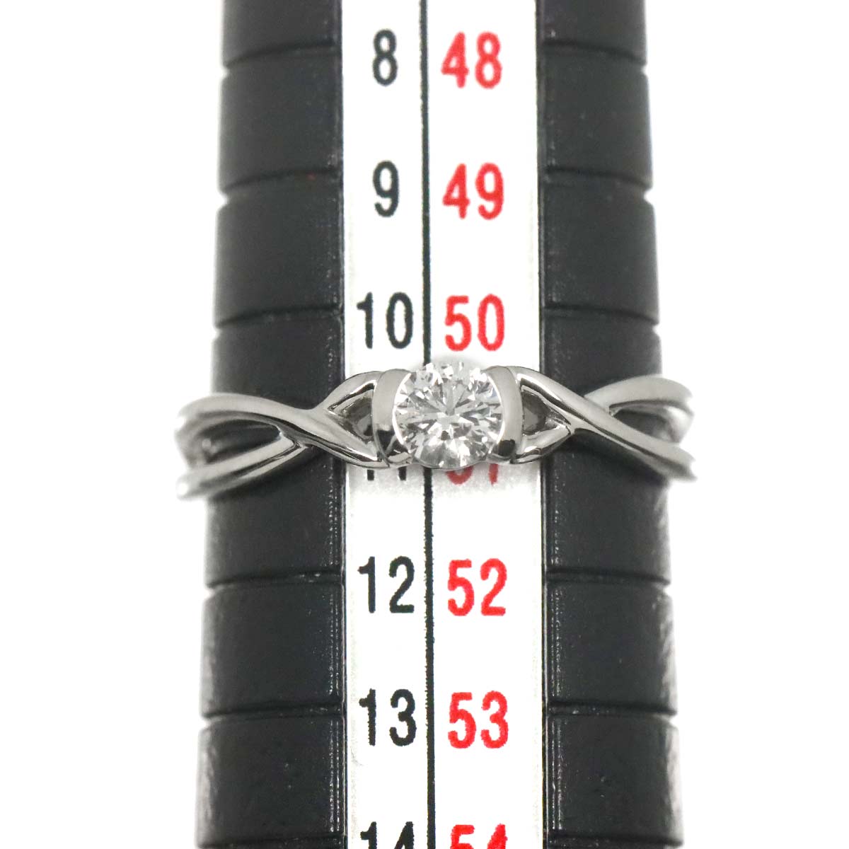 Diamond 0.20ct Ring Pt Platinum size5.25-5.5(US)