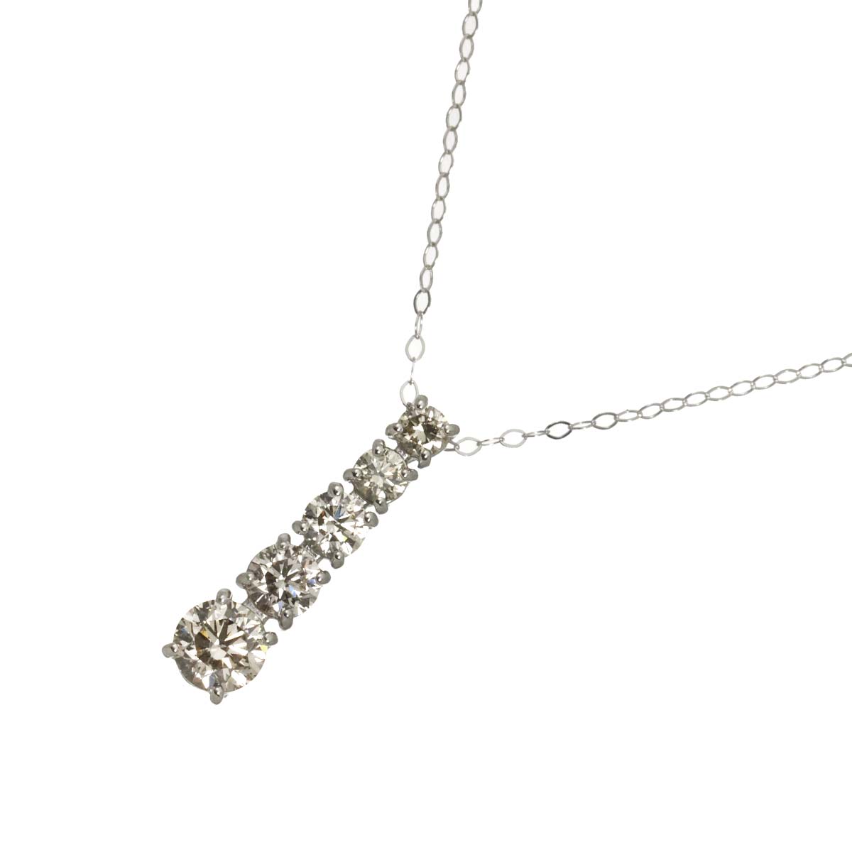 Diamond 0.50ct Necklace Pt Platinum
