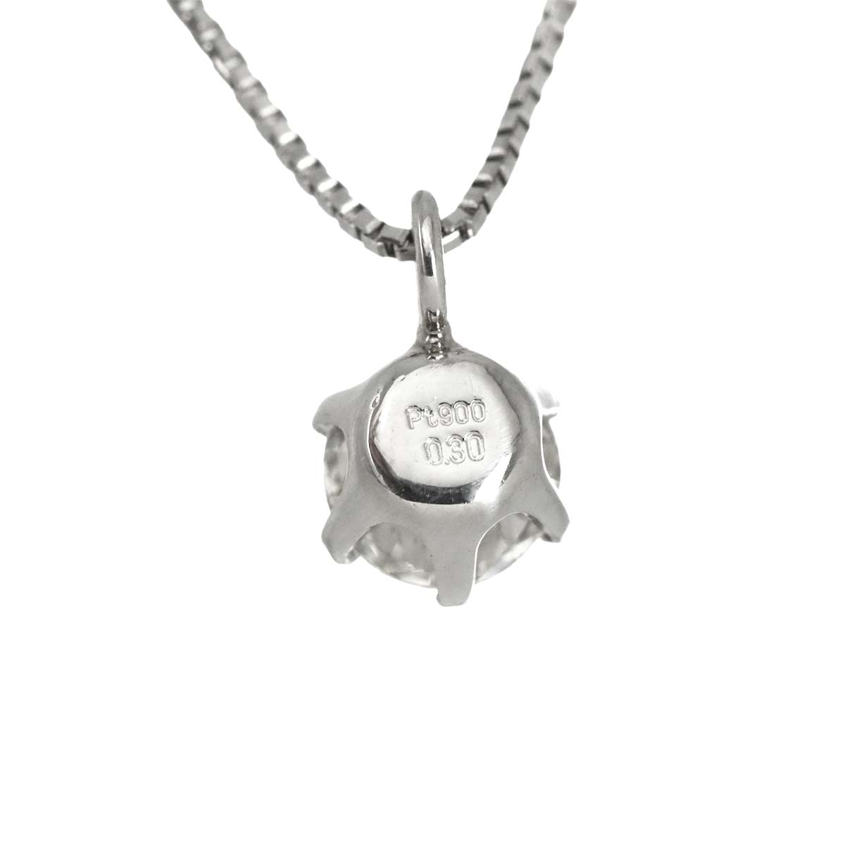 Diamond 0.30ct Necklace Pt Platinum