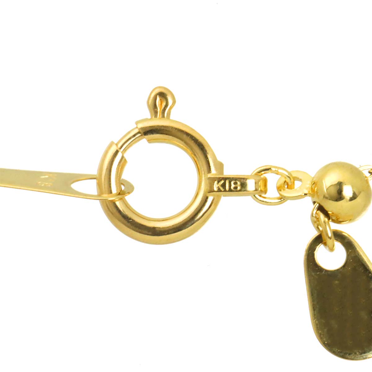 Diamond 0.50ct Necklace 18K YG Yellow Gold 750