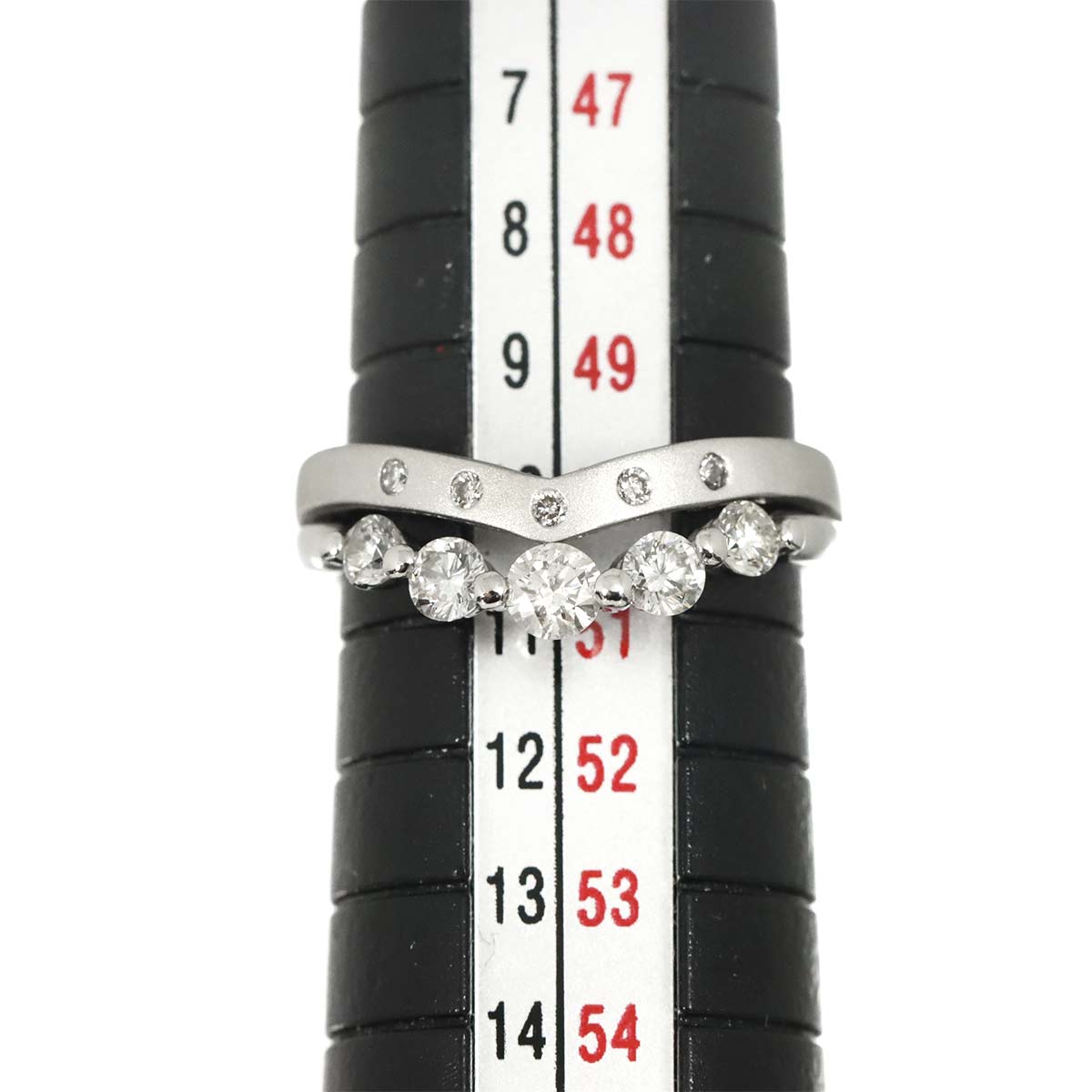 Diamond 0.50ct Ring Pt Platinum size5.25(US)
